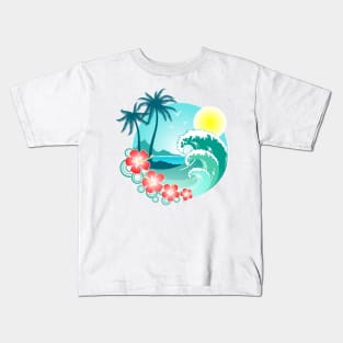 Hawaiian Island 3 Kids T-Shirt